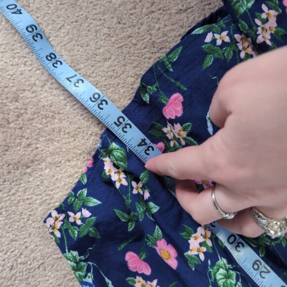 Old Navy Floral Mini Dress - Blue and Pink - Picture 5 of 7